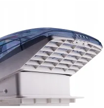 Wentylator dachowy - 400x400 przezroczysty - KAM 12V [DUŻY]