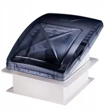 Wentylator dachowy - 400x400 przezroczysty - KAM 12V [DUŻY]