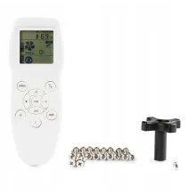 Wentylator dachowy - 400x400 przezroczysty - KAM 12V [DUŻY]