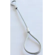 Linka zrywu - zrywka stalowa w oplocie 40cm - zabezpieczająca