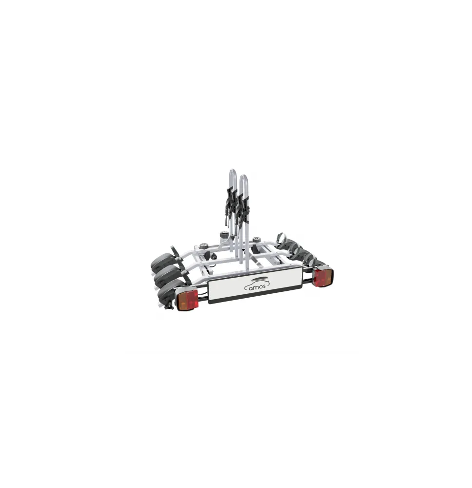 Platforma rowerowa - AMOS - na 3 rowery [7 PIN] TYTAN PLUS (stalowy)