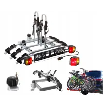 Platforma rowerowa - AMOS - na 3 rowery [7 PIN] TYTAN PLUS (stalowy)