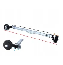 Oś hamowana 1350kg - KNOTT - VGB13 | A:1300mm C:1750mm| 5x112