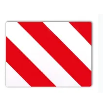 Tablica - biało czerowna PRAWA | "PG" informacyjna