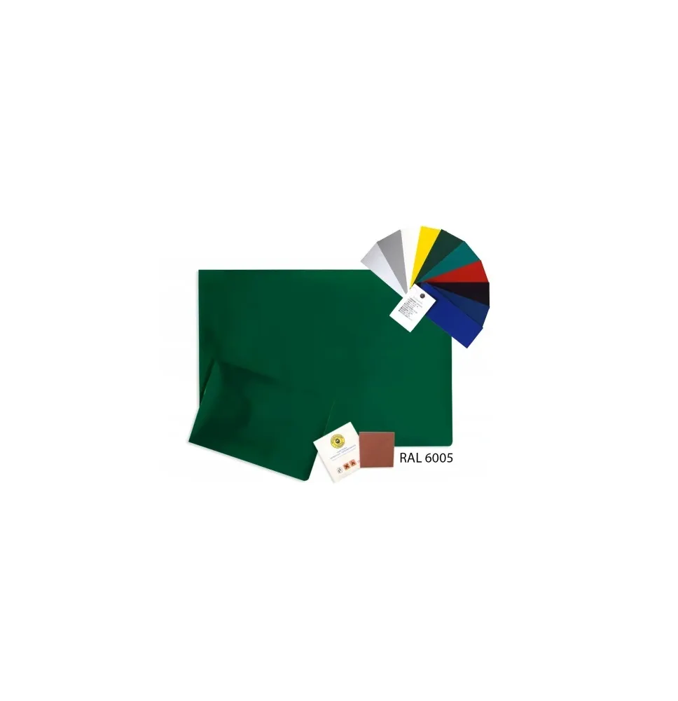 Łata naprawcza - do plandek 45cm x 32cm | ciemny zielony (RAL 6005)
