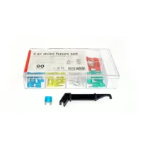 Bezpieczniki samochodowe - MINI fuse box mix (80szt)