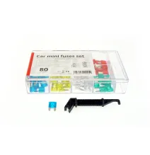 Bezpieczniki samochodowe - MINI fuse box mix (80szt)