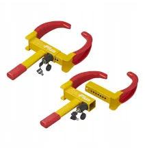 Blokada koła - żółto-czerwona - uniwersalna [NL]