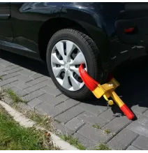 Blokada koła - żółto-czerwona - uniwersalna [NL]