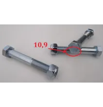 [ZESTAW] - Śruba M16x100 + nakrętka (twardość: 10.9)