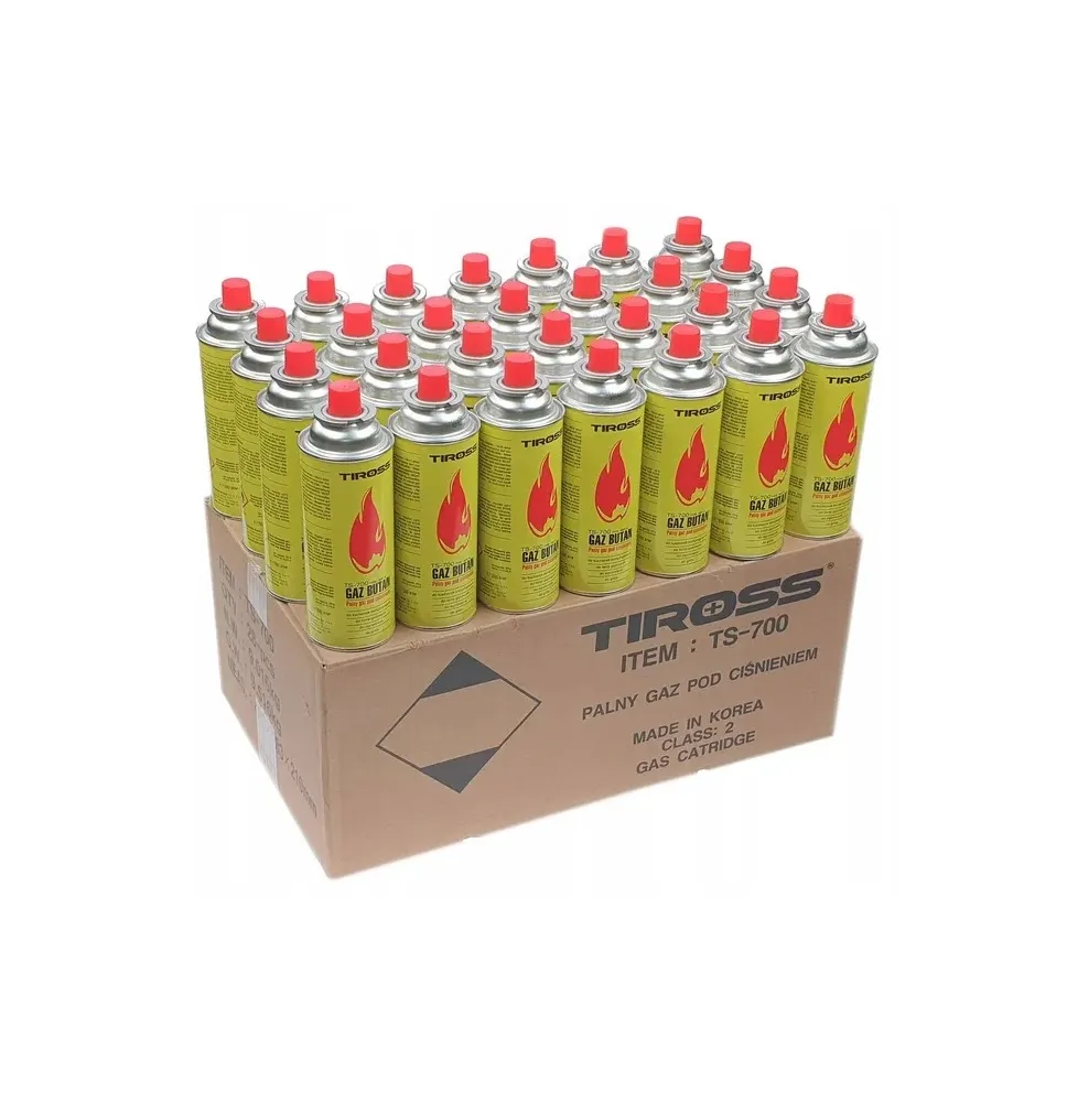 [ZESTAW] - 28 x Kartusz z gazem 400ml [277g] - KARTON