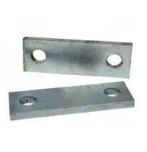 Blacha - wieszak resora | 2 otwory (120x40 gr.8 mm) [METAL]
