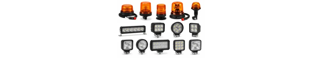 Lampy ostrzegawcze (koguty) i lampy robocze