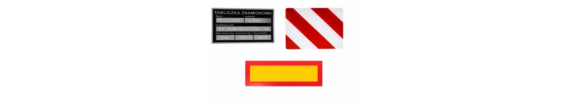Tablice wyróżniące, znamionowe