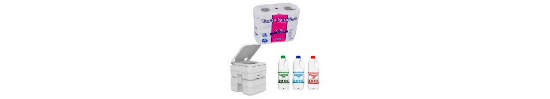 Toalety turystyczne, płyny i papier rozpuszczalny